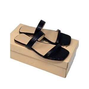 Chinese Laundry Deana Black Croco Leather size 6M